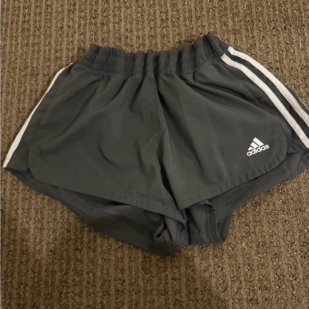 Adidas Women's Athletic Shorts in Dark Gray